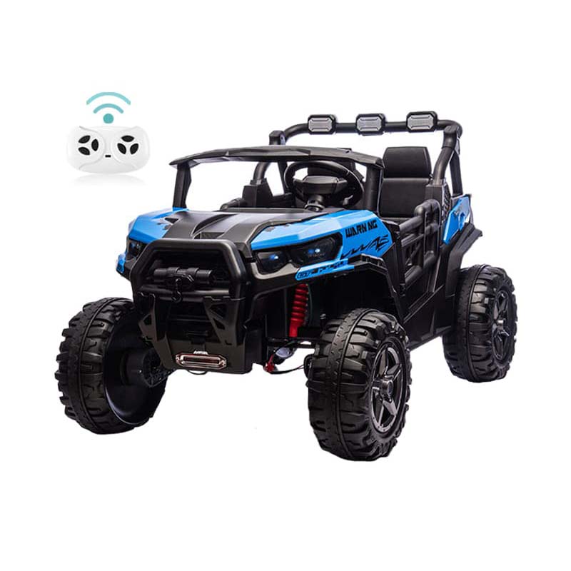 UTV électrique pour enfants 12 V 2 places avec musique Bluetooth et télécommande parentale