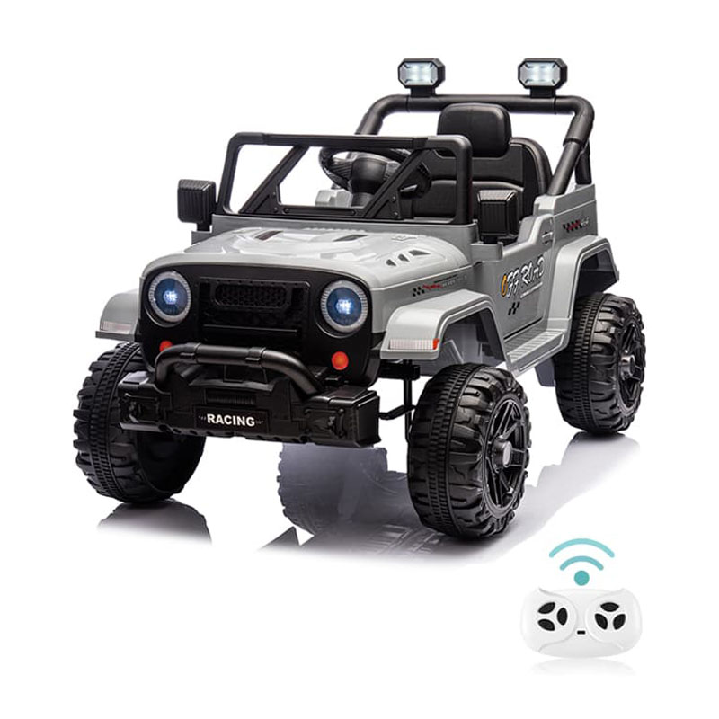 Jeep porteur pour enfants 12 V 2 places avec Bluetooth et musique