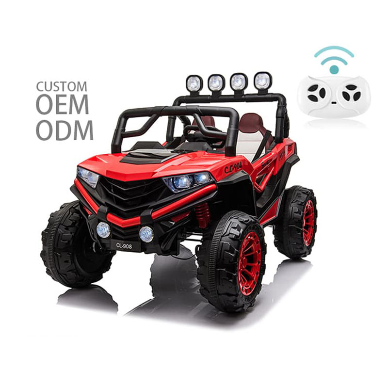 UTV électrique pour enfants 12 V/24 V avec R/C 2,4 G et Bluetooth