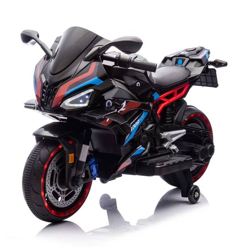 Moto autoportée de grande taille 12 V pouvant accueillir deux personnes