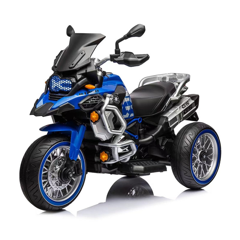 Moto autoportée de grande taille 12 V pour enfants plus âgés avec lecteur MP3 et Bluetooth