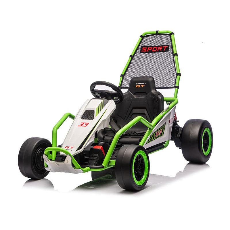 Kart électrique à dérive pour enfants 12 V avec musique Bluetooth
