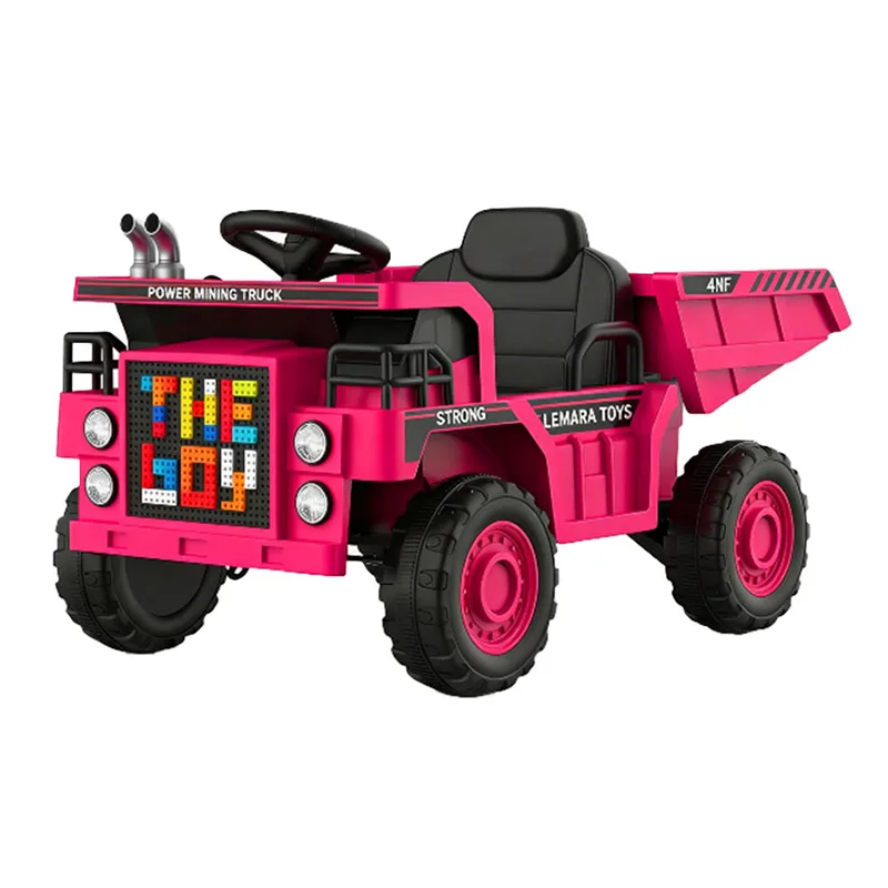 Voiture électrique RC pour enfants 12V, pelle, camion, voiture roulante