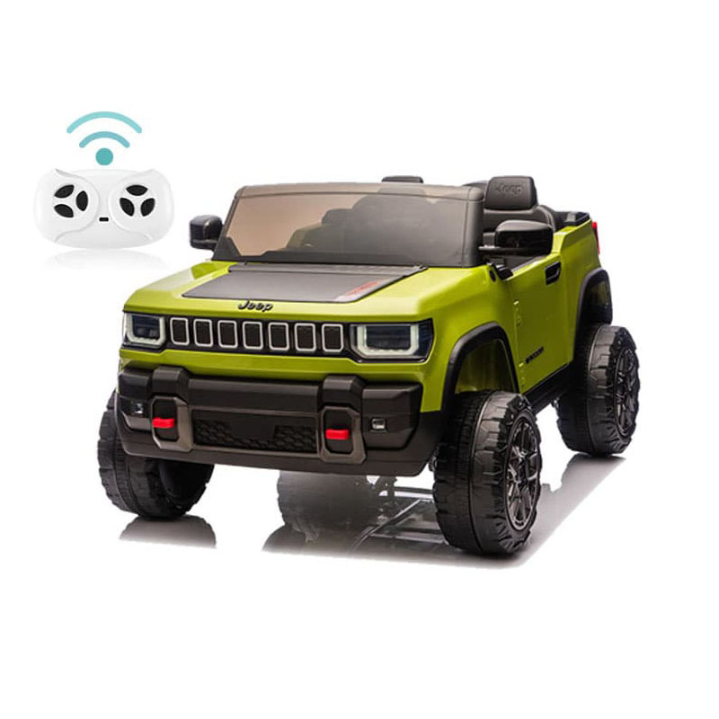 Véhicule porteur pour enfants alimenté par batterie Jeep Recon sous licence 12 V