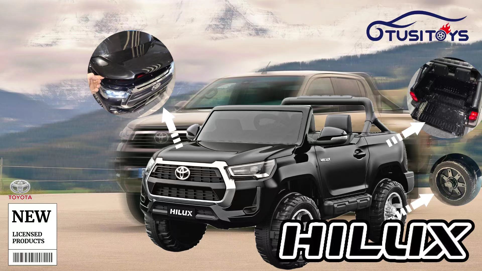 Regardez ce que vous obtiendrez uniquement de ce véhicule sous licence Toyota Hilux ?