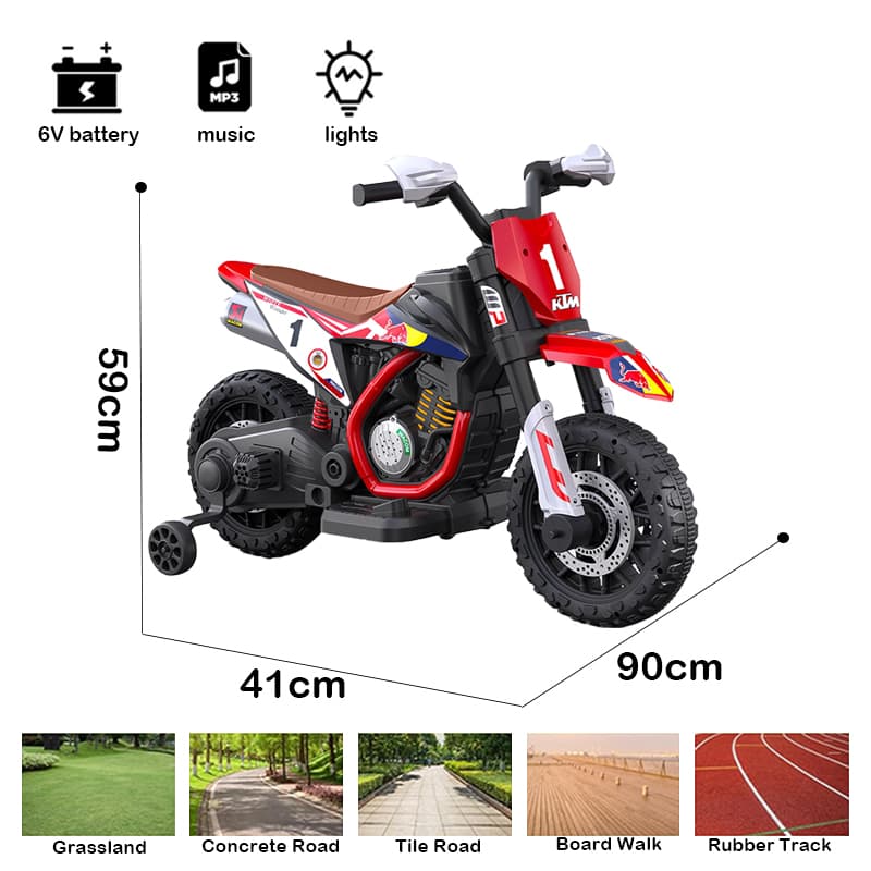Moto électrique 6 V pour enfants