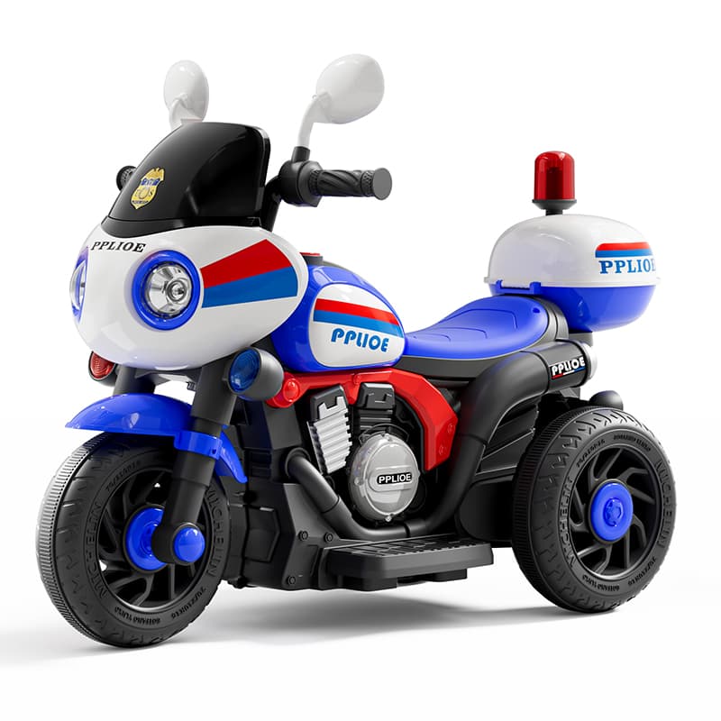Moto électrique pour enfants 6 V avec lumières LED et éducation précoce
