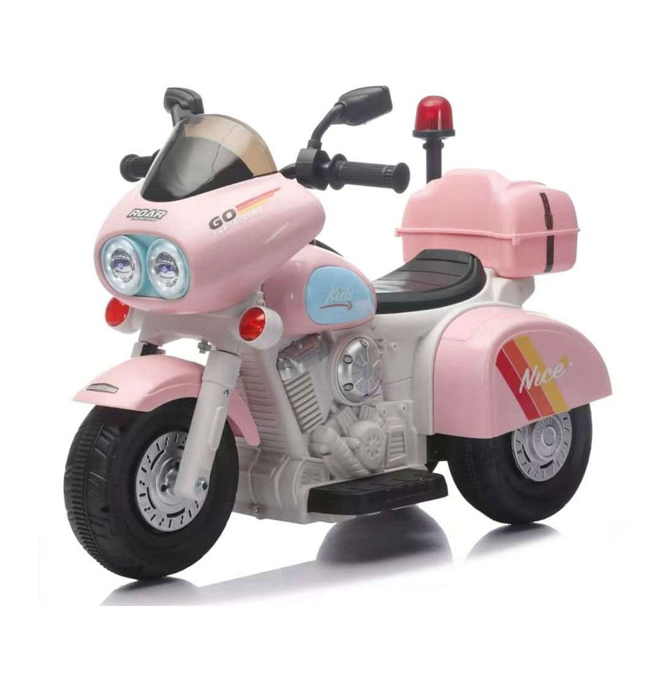 Moto pour enfants 6 V avec lumières MP3 et LED