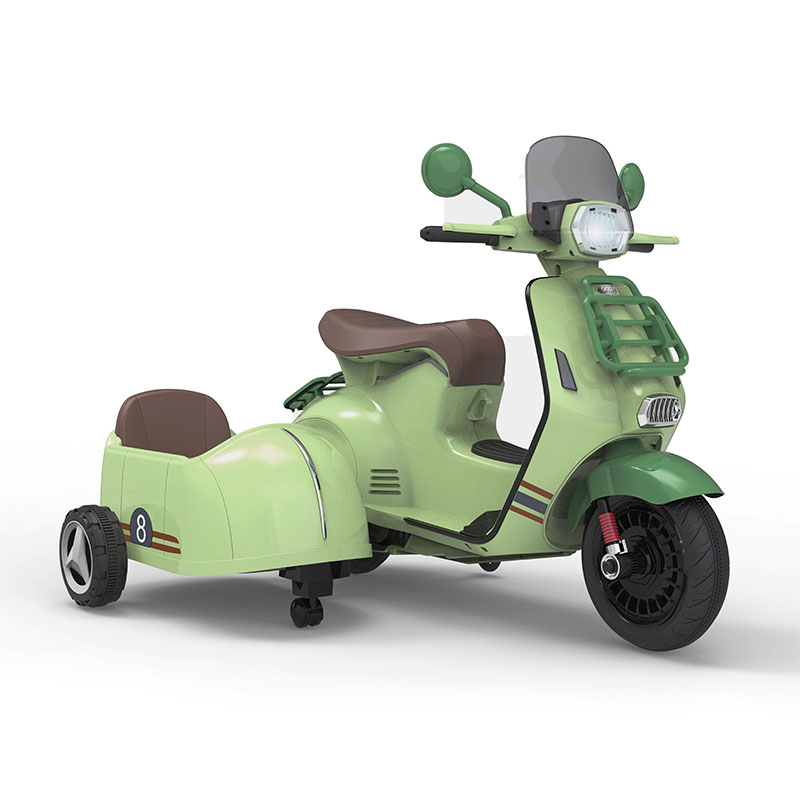 Moto tricycle électrique à double entraînement 12 V pour enfants