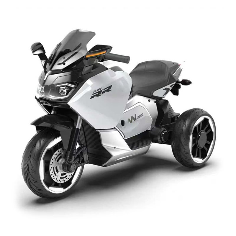 12V Dual Motor Kids 3-Wheel Motorcycle with MP3 player & Bluetooth