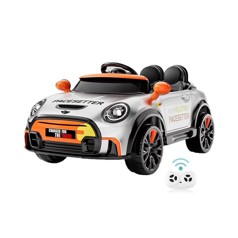 Voiture pour enfants avec absorption des chocs à quatre roues, RC et Bluetooth