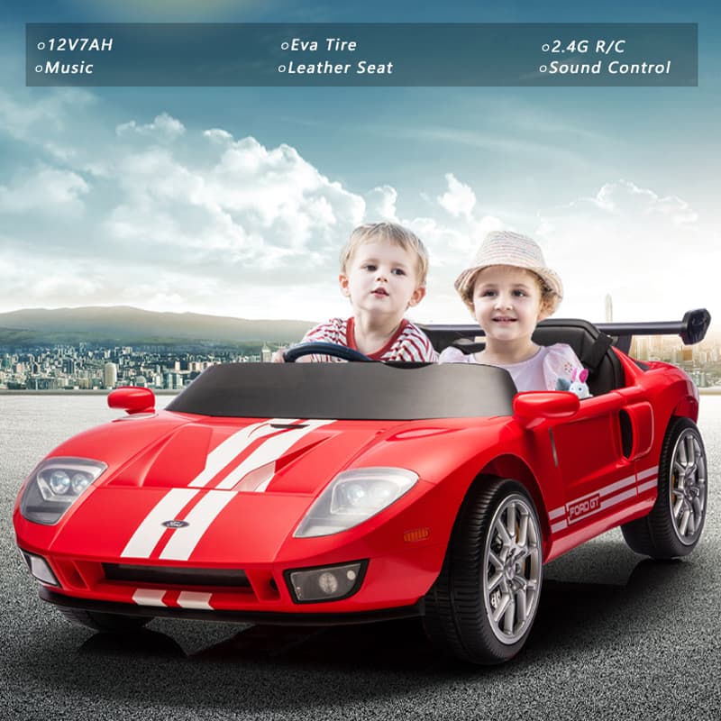 Voiture porteuse pour enfants Ford 12 V sous licence officielle