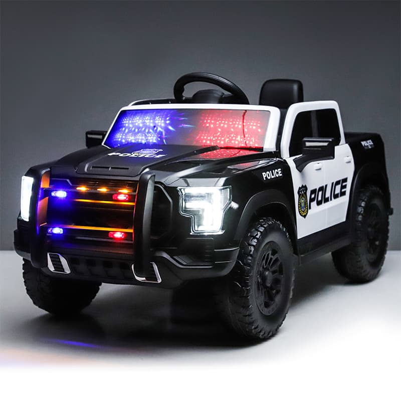 Voiture de police pour les enfants âgés de 2 à 7 ans
